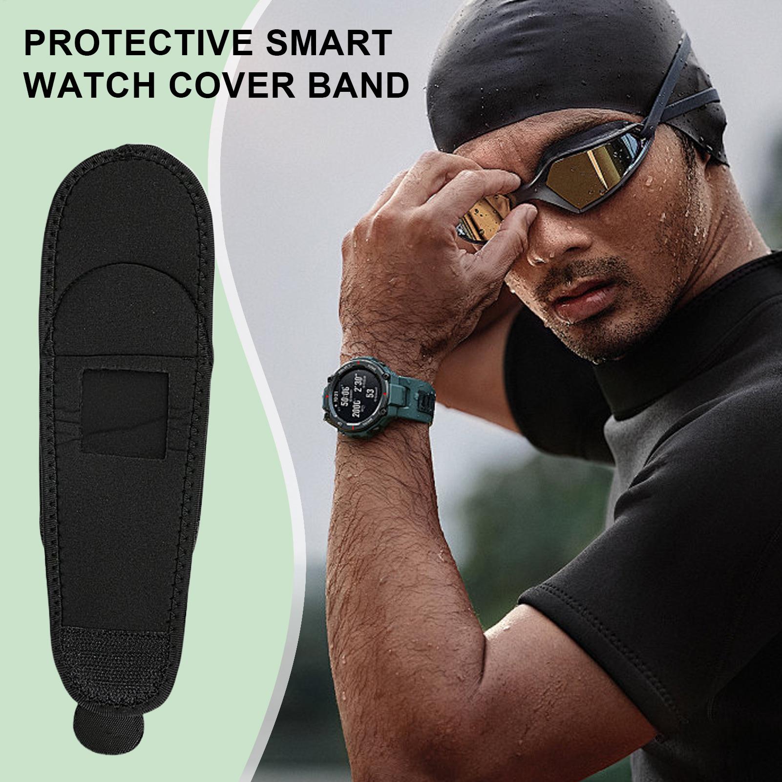 Running Watch - Smartwatch-Schutzarmband, Uhrenarmband-Schutz, integrierte Polsterstruktur, wetterfeste Armbandumwicklung