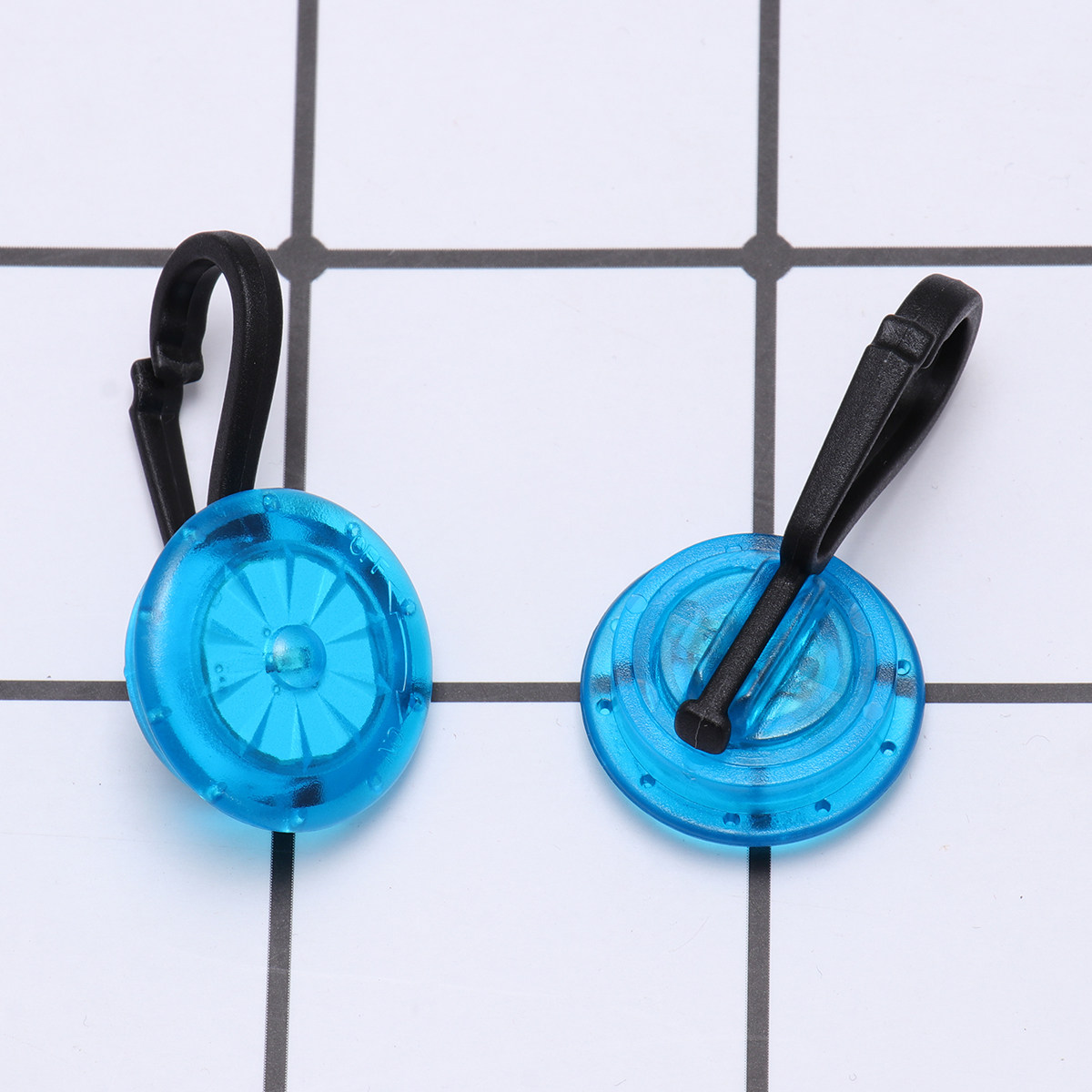 Running Visibility Gear - 2 Stück Mini-LED-Sicherheitslicht, wasserdicht, zum Anklippen,