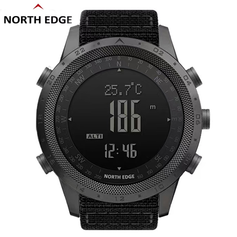 Running Watch - NORTH EDGE DESERT Männer Digitaluhr Outdoor