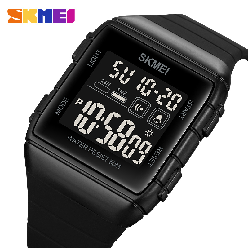 Running Watch - SKMEI 1960 LED-Licht-Armbanduhr, Herrenuhr, digitale Bewegung,