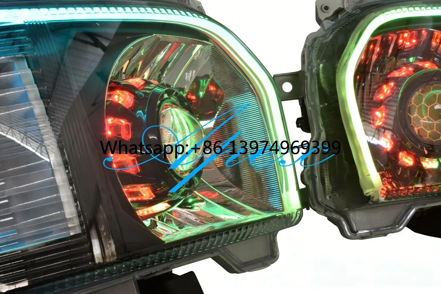 Running Headlamp - LED-Scheinwerfer-Baugruppe für Hiace Bus KDH200 Auto