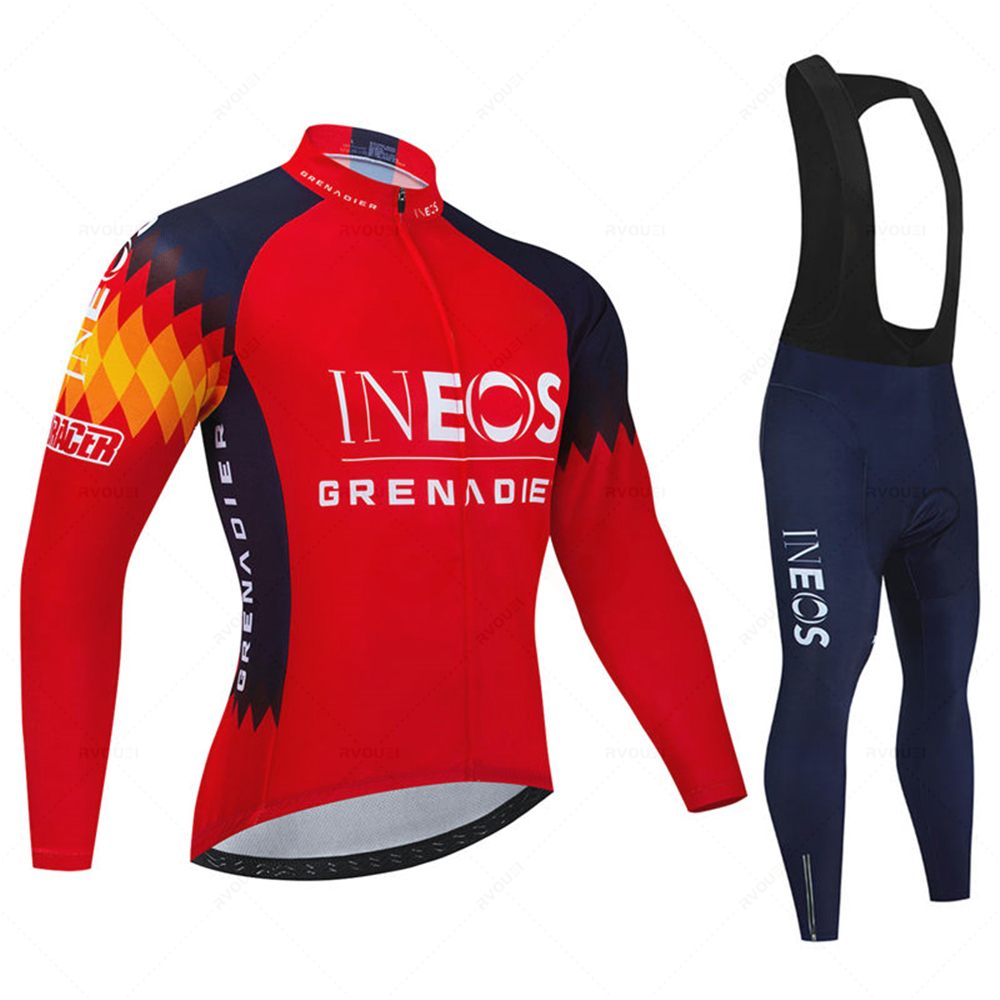 Race Bib - Ineos Team Herren Frühling Sport Radtrikot