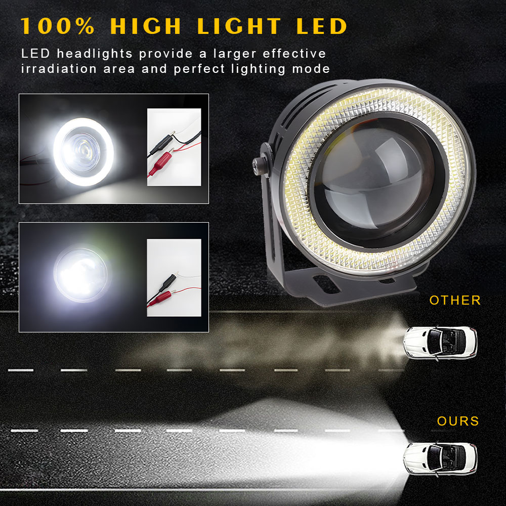 3,5 zoll Auto COB Auto DRL Led – Running Headlamp Bewertung und Preis