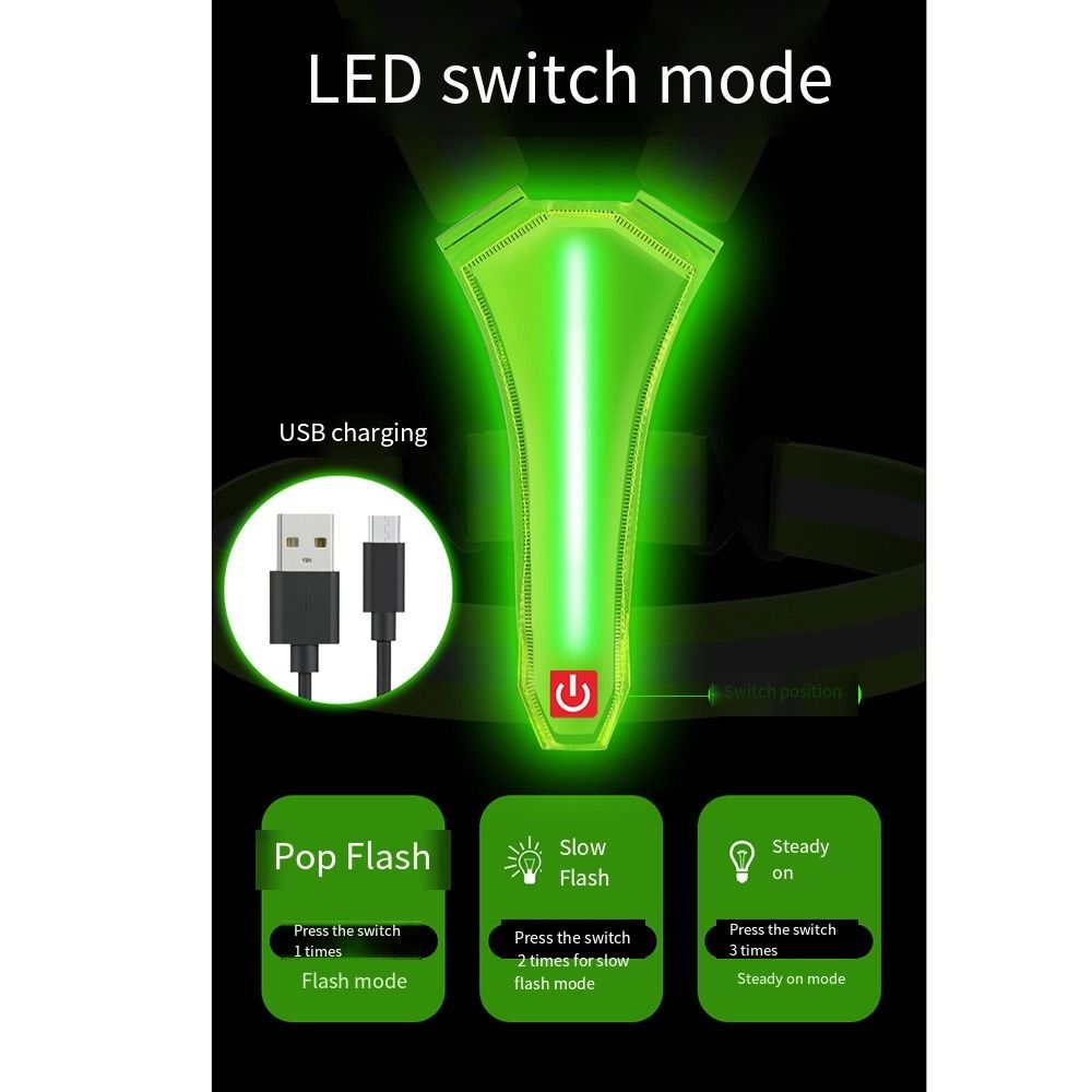 USB-Aufladbare LED-Reflektorwe – Running Visibility Gear Bewertung und Preis