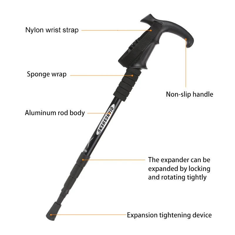 Outdoor Faltbarer Trekkingstoc – Trekking Pole Carbon Bewertung und Preis