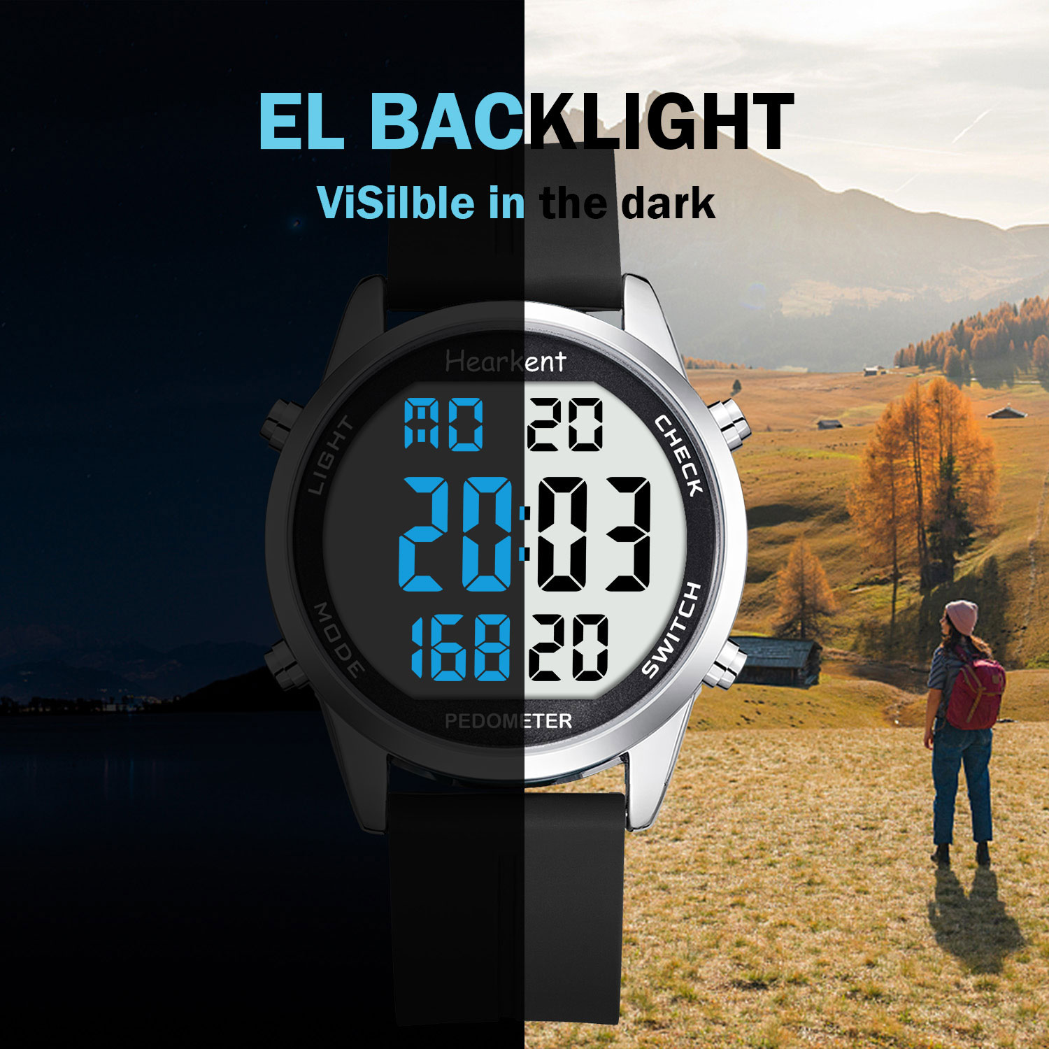Hearkent Schrittzähler-Uhr für – Running Watch Bewertung und Preis