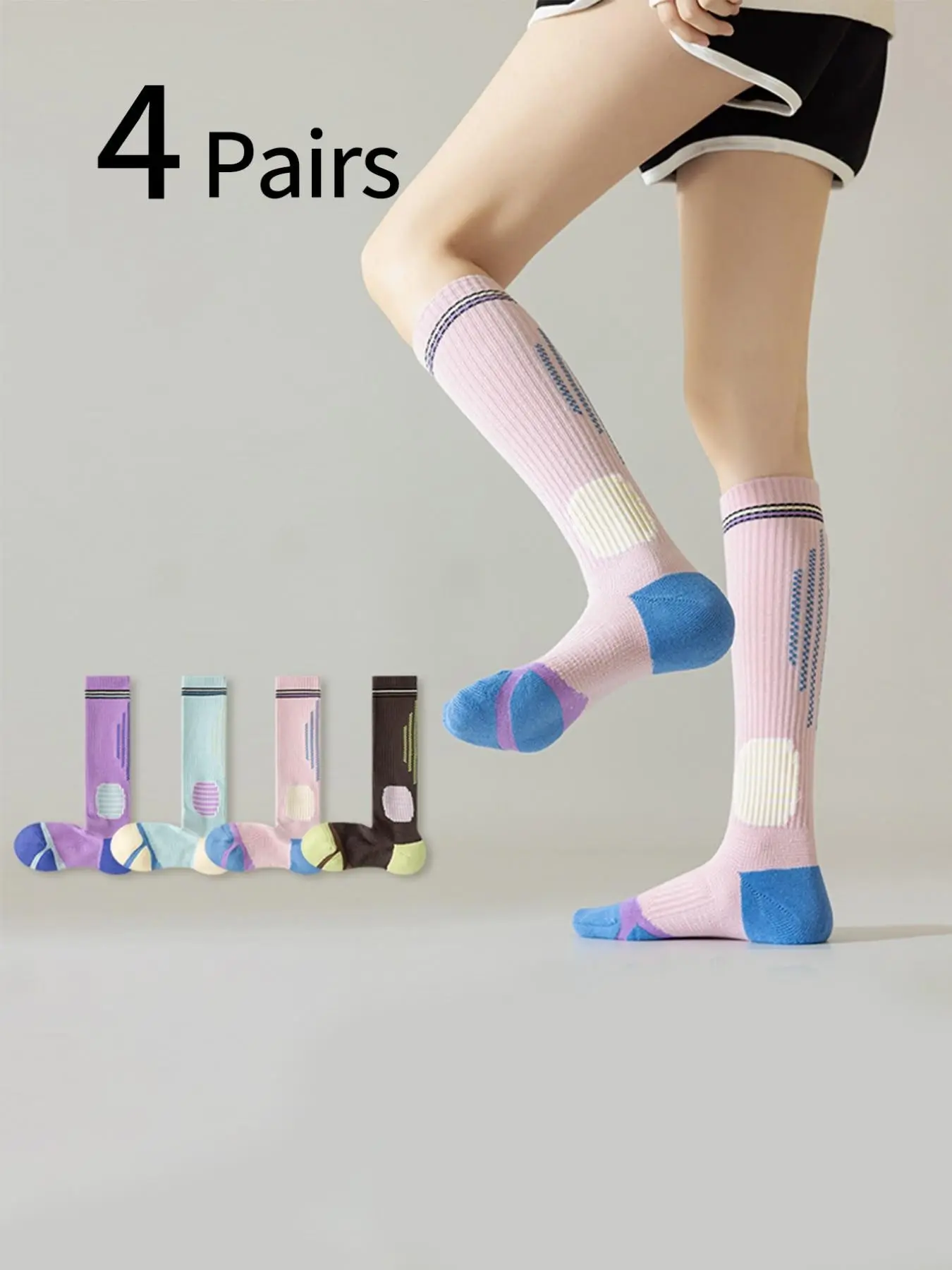 4 Paar sportliche Kompressions – Sports Socks Bewertung und Preis
