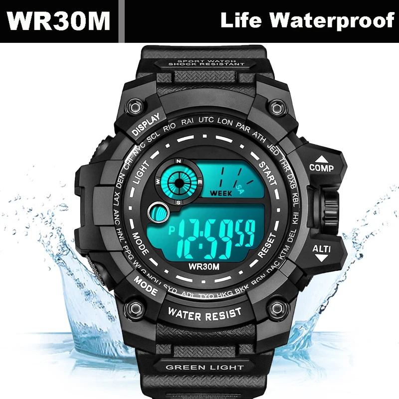 Yikaze Herren LED Digitaluhren – Running Watch Bewertung und Preis