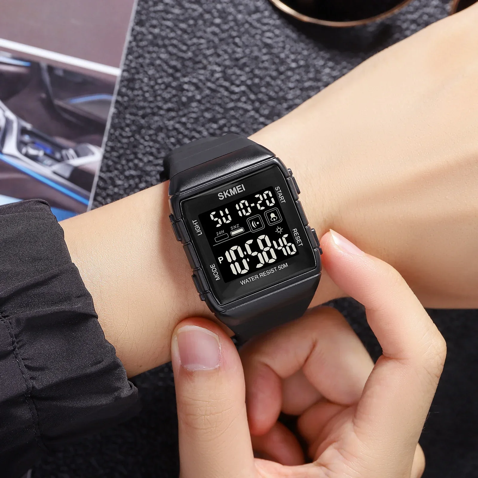 SKMEI 1960 LED-Licht-Armbanduh – Running Watch Bewertung und Preis