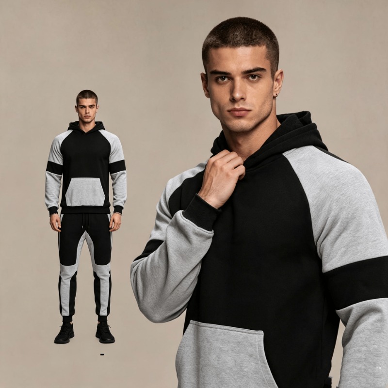 Herren Zweiteiler mit Farbbloc – Joggers Pants Bewertung und Preis
